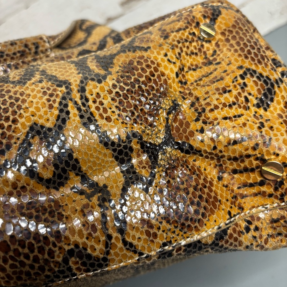 Tory Burch Python Snake Skin Bag - Sample - image 4